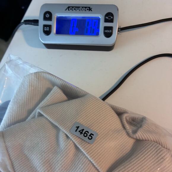 Old Navy Y2K Cropped Cardigan Women's Large Cream Modest Church 100% Cotton - Picture 8 of 8